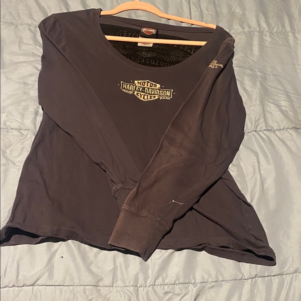 Harley-Davidson Gray Long Sleeve Tee